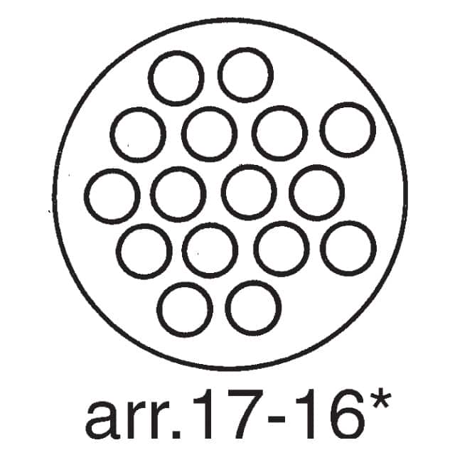 206036-4 TE Connectivity AMP Connectors  Boîtiers de connecteurs circulaires